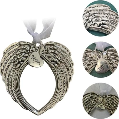 Angel Ornament Christmas Pendant A Piece Of My Heart Is In Heaven Xams Tree 2020 Gift Party Family Home Decoration