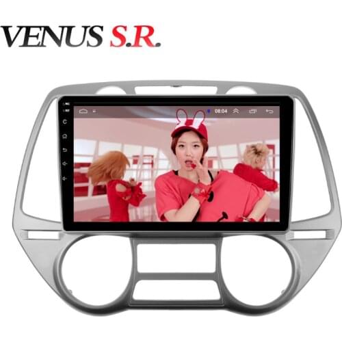VenusSR Android 9.1 Car DVD Player GPS Navigation Multimedia For Hyundai I20 2008 radio car stereo bluetooth wifi