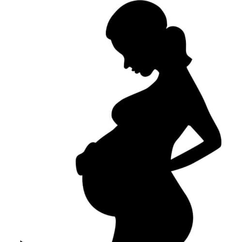 A Pregnant Woman Shape Metal Cutting Die DIY For Scrapbooking Decoration Crafts