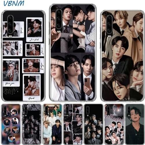 KPOP Jin SUGA j-hope RM Jimin V Case For Huawei P40 P30 P20 Mate 40 30 20 10 P10 Pro+ lite P Smart 2020 Z Plus + 2019 2018