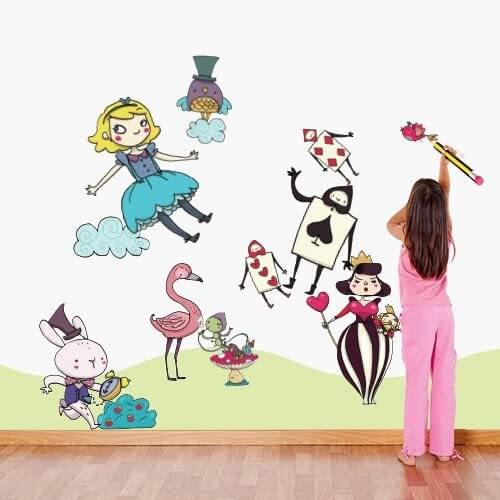 R00133 sticker mural kids Wall Art size 120x75 cm Wall decoration, Wall stickers, wallpaper