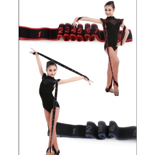 Yoga Stretch Fitness Rally Dance Training Correction Resistance Laying Band Digital Segmented Open Shoulder Back Rope