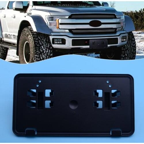 JL3Z-17A385-BA Front Bumper License Plate Mounting Bracket Holder Frame Fit for Ford F150 2018 2019 2020