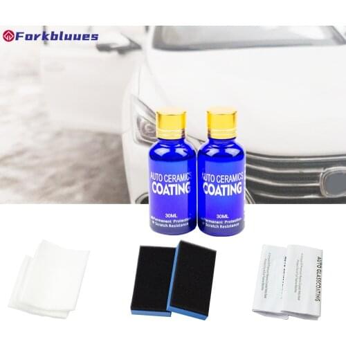 2PCS Anti-Scratch Auto Ceramic Glass Coat Liquid Hydrophobic Paint Care Polish Super Detailing Coating For Car Styling