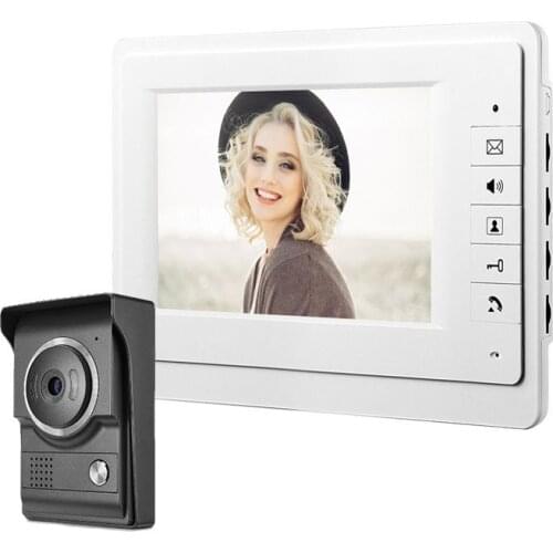 Kinjoin 7inch colour TFT-LCD visual doorbell/Video door phone/Intercom Speakerphone Intercom Video door bell Video Intercom