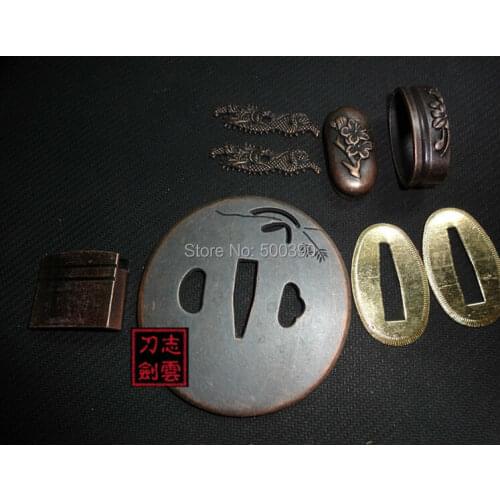 A Suit Of Alloy Tsuba Guard for Japanese Samurai Sword Katana @2018