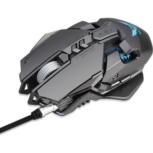 NEW Mechanical Gaming Mouse Game Competitive Mice Adjustable 4000DPI 7 Programmable Buttons LED backlight for LOL overwatch