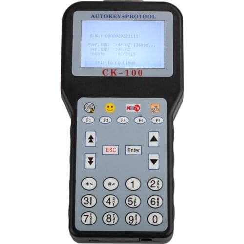 New CK100 V46.02 Car Key Programmer With 1024 Tokens Mutli Languages Support Unlocked Version