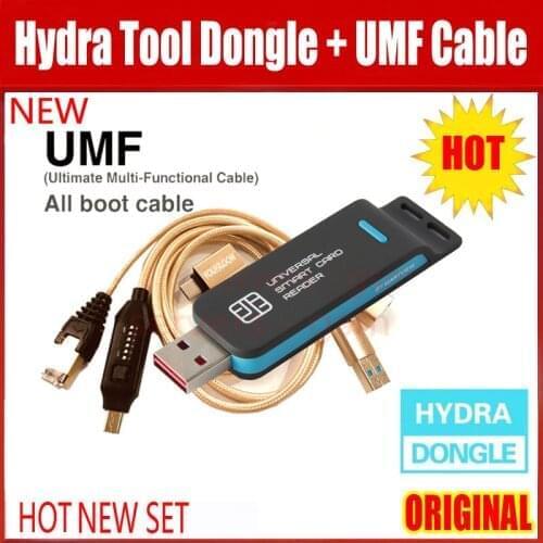 New Original Hydra Dongle is the key for all HYDRA USB Tool softwares +UMF ALL Boot cable set (EASY SWITCHING) & Micro