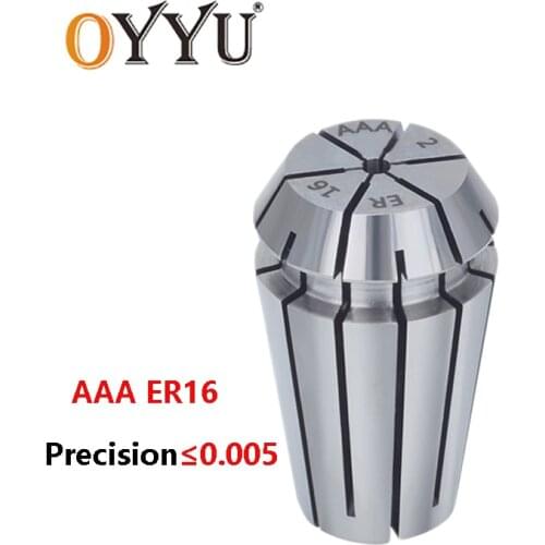 OYYU Spring Chucks High Precision AAA 0.005 ER16 2 3 4 5 6 7 8 910 Milling Tool Holder Collet for CNC Engraving Machine Lathe