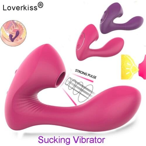 Wearable Sucking Vibrator G Spot Vagina Massager Clit Stimulation Nipple Sucker Dildo Vibrator Sex Machine Sex Toys for Women