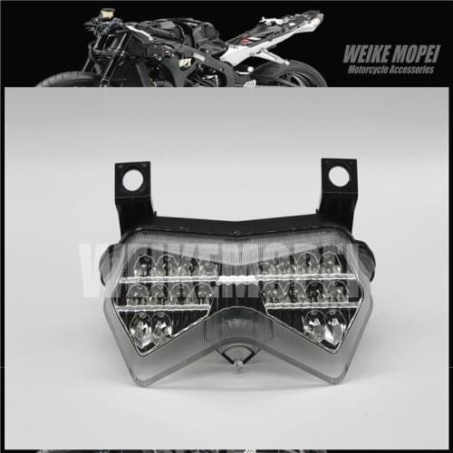 Clear LED Tail Lamp Taillight Turn Signal Lights Rear light Fit For Kawasaki ZX6R 03 04 ZX-6RR ZX6R ZX636 ZX600 2003 2004