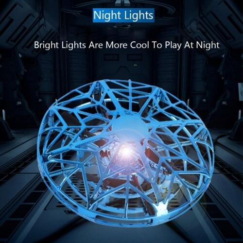 Seelaugh Kids Toys UFO Drone Fly Helicopter Infraed Hand Sensing Induction RC Aircraft Upgrade Quadcopter for Children