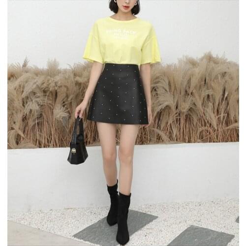 SGOGOOG Women's Leather Skirts