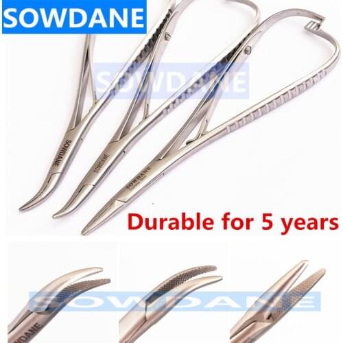 1 piece Dental Orthodontic Mathieu Needle Holder Forcep Extra Fine Beak Plier Dentist Lab Laboratory Tool Ortho Instrument 14cm