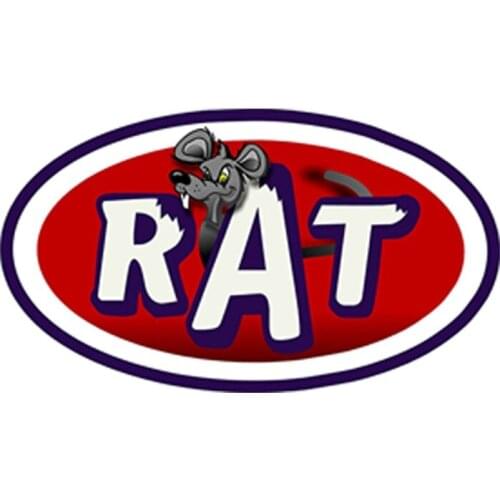 Creative Animal Rat Decal Sticker Funny Car Reflective Decal Car Stickers Car Styling Sunscreen Scratch-Proof Sticker Kk13*7.5cm