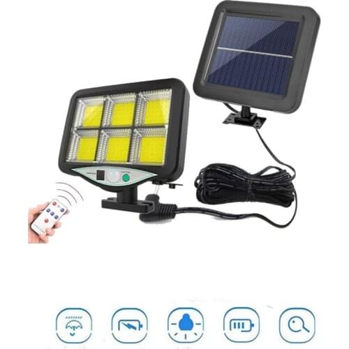 Outdoor seperable Solar Light Outdoor Solar Lamp with Motion Sensor SunLight solar Street Lamp LED Spotlight for Garden Decorati