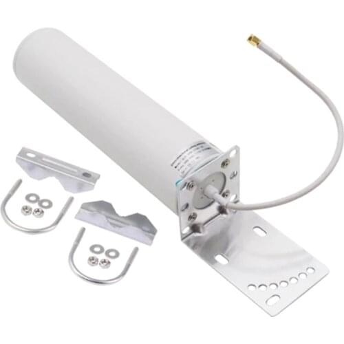 High Gain 12dBi 2x SMA Ma Omni External Barrel Antenna for Signal Booster 4G LTE