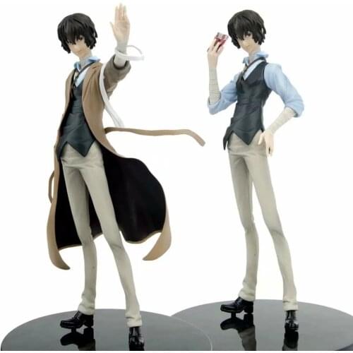 Japan Anime Bungo Stray Dogs Osamu Dazai 1/7 Scale PVC Figure Figurine Toy Model Statue 26cm New With Box