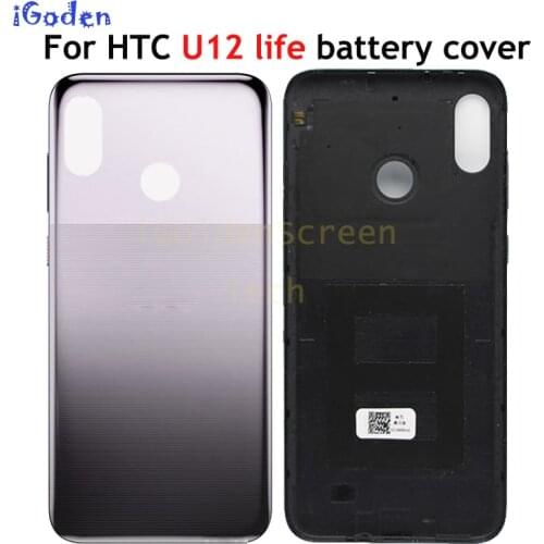 Original 6.0" For HTC U12 life Battery Cover Door Back Housing Rear Case For HTC U12life Replacement Parts + Power Volume Button