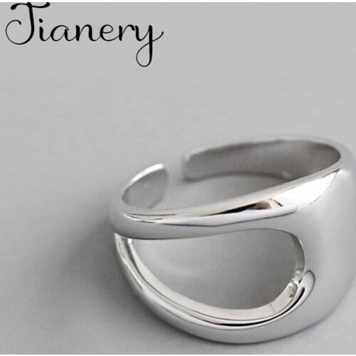 Vintage Irregular Circle Rings For Women Boho Female Charms Jewelry Men Antique Knuckle Ring Fashion Party Gift