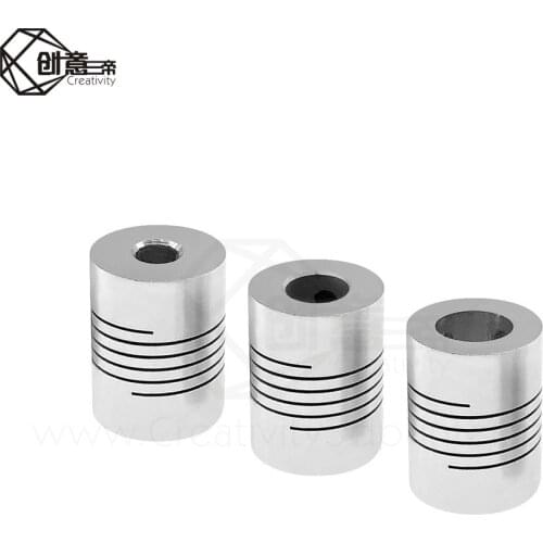 1pcs 5x8mm CNC Motor Jaw Shaft Coupler 5mm To 8mm Flexible Coupling OD 19x25mm wholesale Dropshipping 3/4/5/6/6.35/7/8/10mm