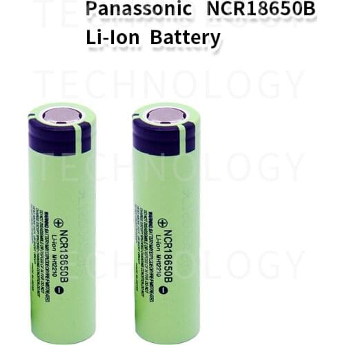 2-20pc 100% New Panasonic Original NCR18650B 3.7v 3400 mah 18650 Lithium Rechargeable Battery Flashlight batteries