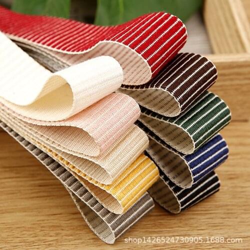 5yards Stripe Jacquard Ribbon for Diy Hairwear Bows Gifts Flowers Packaging Ribbons Bag Clothing Accessories