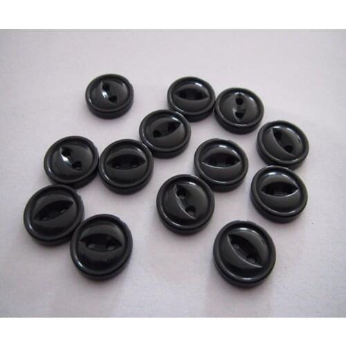 Free shipping 4 holes resin button 10mm cat eye shape black color garment women shirt customed shirt button 200pcs