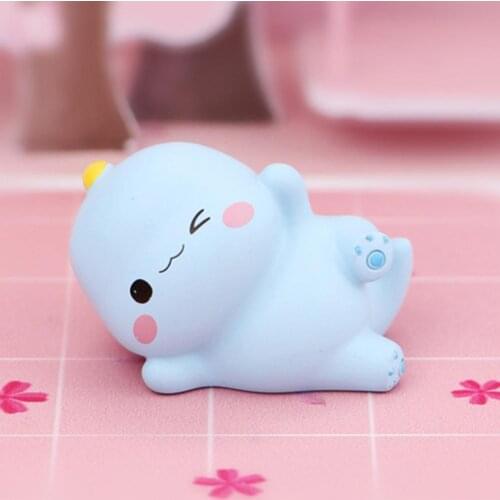 Creative Doll Decor Room decor Ornaments for home Exquisite Resin Cute Dinosaur Shape Doll Display for Home decoration gifts