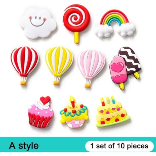 Cartoon Cute Magnets for Refrigerators Stickers Creative 3D Stereo Soft Magnet Decal Home Refrigerator Decoration Oil Proof