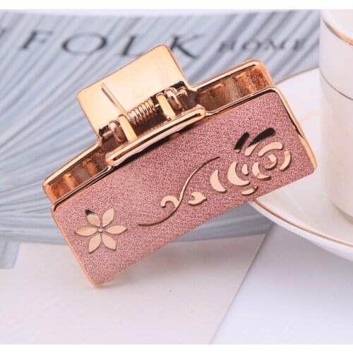 New fashion Delicate medium hair card flowers Solid color adult ladies hairpin lady girl hair accessories Headdress