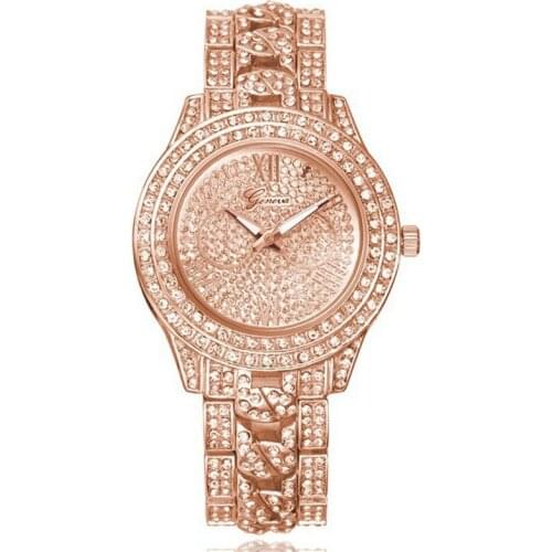 New Fashion Sparking Imitation Diamond Stainless Steel Men Women Quartz Watches High Quality Sell Like Hot Cakes Dropshipping