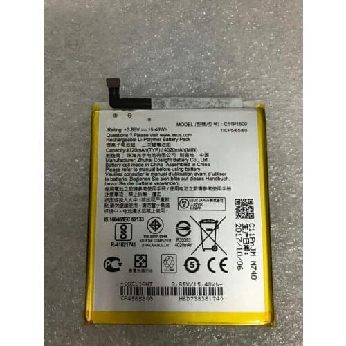 Original High Capacity C11P1609 Battery For ASUS Zenfone 3 max 5.5" ZC553KL X00DDA Zenfone 4 max 5.2" ZC520KL X00HD 4020mAh