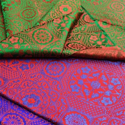 NW91 Chinese Style Polyester Brocade Fabric Womens/Mens Clothing Jackets Fabrics DIY Sewing Materials Home Textile