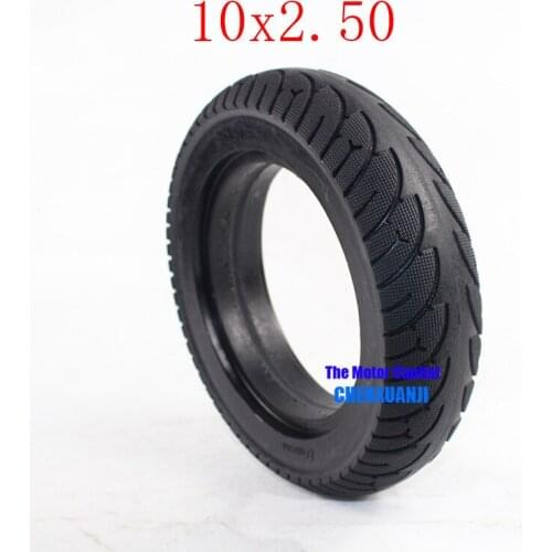 Size 10 inch solid tyre10x2.50 Tire fits Electric Scooter Balance Drive Bicycle Tyre 10x2.5 inflatable Tyre and inner tube