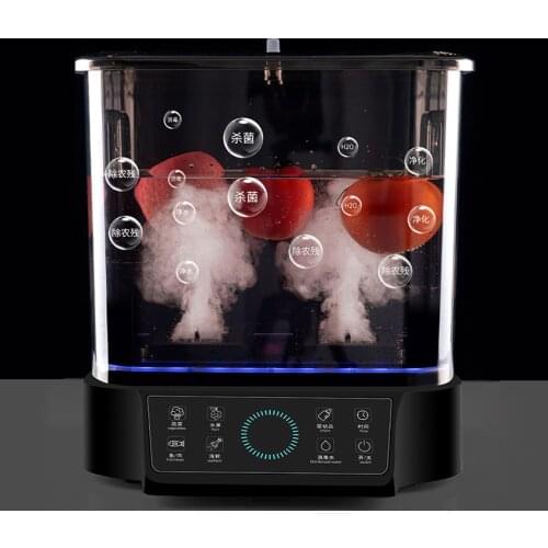 Fruit And Vegetable Washing Machine Home Cleaning Machine Vegetable Fruit Disinfection Machine Automatic Ultrasonic Sterilizer