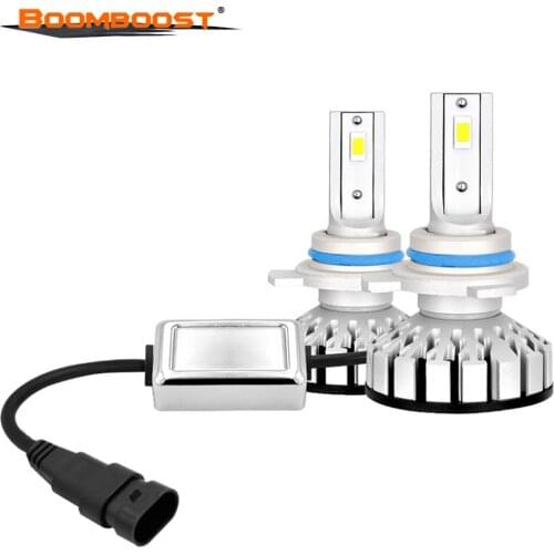 2PCS BOOMBOOST R8 9003/HB2/H4 H7 H8/H9/H11 9005/HB3 9006/HB4 H1 H3 9012/HIR2 LED headlight 9V to 36V 6000k 360 degree Waterproof