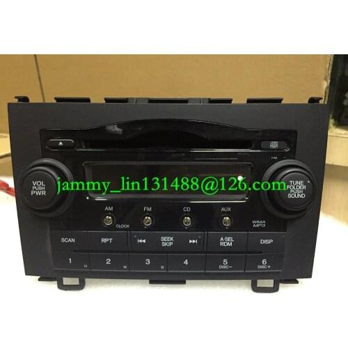 Matsushita single CD changer CQ-JH8688KF for TOYOTTA HONDAACAR CRV car radio 39100-SWA-P018-M1 1-COMPACT DISC WITH WMA MP3
