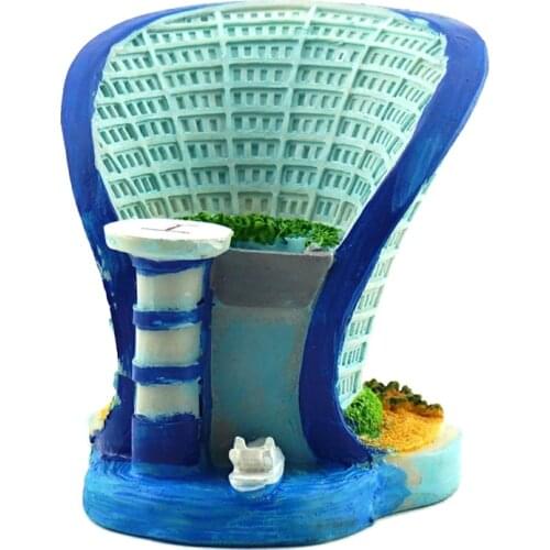 High Quality Handmade Painted Dubai Hotels Resin Crafts Creative Home Decortion Gift World Tourism Souvenir Collection
