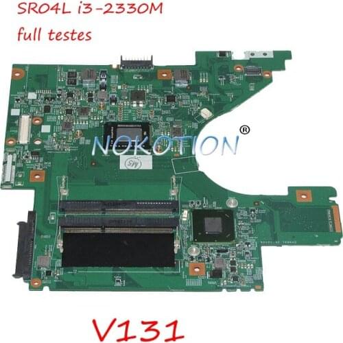 0KY69Y CN-08K8D1 08K8D1 8K8D1 48.4IM02.011 laptop motherboard For dell Vostro V131 13.3" SR04L i3-2330M GMA HD 3000 Main board