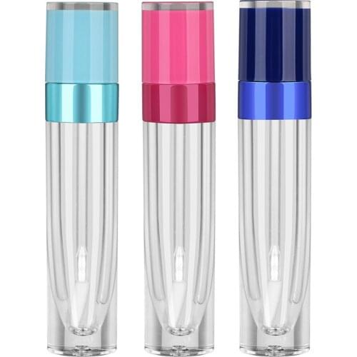 1pcs 8ml Empty Lip Gloss Bottle Clear Lip Balm Container With Rubber Stopper Women Girls Make Up DIY Tool Refillable Vials