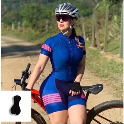 2021 Custom Breathable Professional Cycling Trisuit Outdoor Sportswear Triathlon Jumpsuit Race Suit Pro Team Womens Cycle Suit