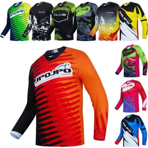 2021 Motocross Cycling Jersey Bicycle Long Shirt MTB Bike Downhill Wear Clothing Sleeve Custom Road Mountain Jacket
