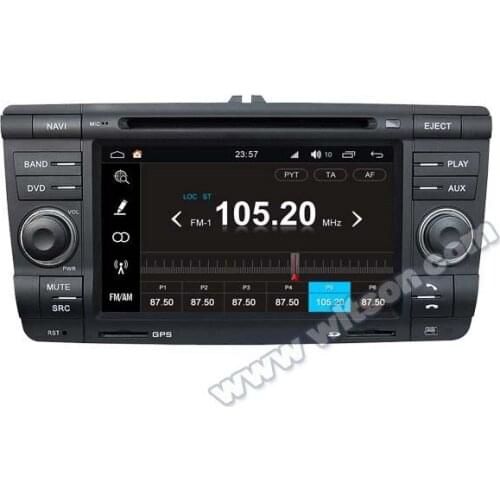 7" Octa-Core Android 8.0 Car DVD Multimedia Navigation GPS Radio for Skoda Octavia 2004-2013 with External OBD2 Adapter Support