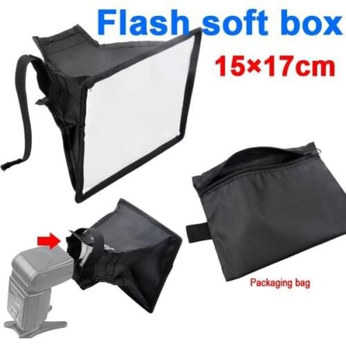 Photography Accessories 15*17cm Portable Multifunctional Soft Box Kit Mini Softbox For Flash Gun Speedlight