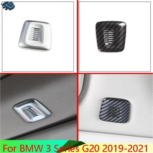 For BMW 3 Series G20 2019-2021 Car Accessories ABS Chrome Microphone trim cover ornament glitter