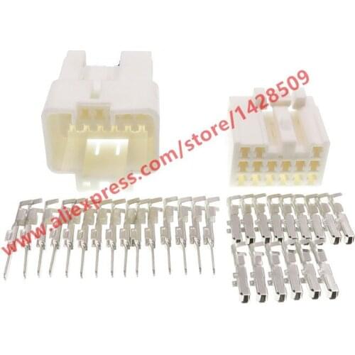 20 Sets 15 Pin Female Male Automotive Connector With Terminals For Car Auto Wiring Harness MG641071