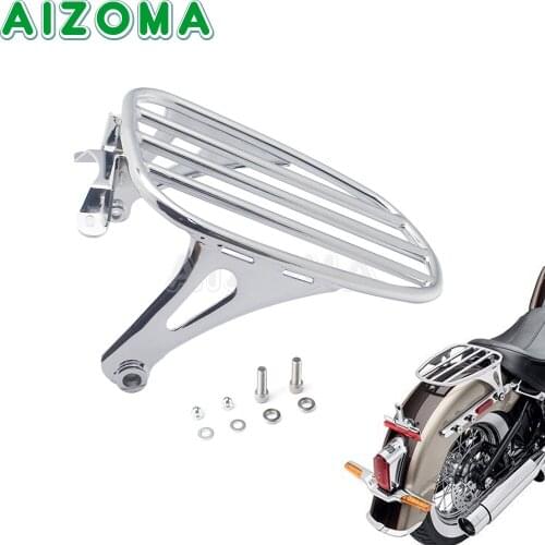 For Harley Softail Heritage Classic FLHCS FLHC Deluxe FLDE 2018-2021 Rear Solo Seat Luggage Rack Support Shelf Motorcycle Parts