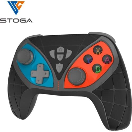 Stoga Wireless Bluetooth android Gamepad Wake UP Motor Vibration Turbo Controller For Nintendo Switch P3 computer win7 above